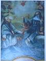 Franz von Sales und die heilige Margareta Maria Alacoque, Gemälde im Heimsuchungskloster von Mailand, Italien