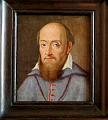 Gemälde von Étienne Martellange, SJ (1568-1641), Hl. Franz von Sales, 1606, im Heimsuchungsklosters von Annecy. Nach Johanna Franziska von Chantal gibt dieses kleine Portrait
(17 cm x 13 cm) das wahre Wesen des heiligen Franz von Sales wieder.