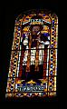 Glasfenster in der neuen Pfarrkirche Franz von Sales in Paris, Frankreich