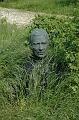 Statue im Garten des Mutterhauses der Oblatinnen in Troyes, Frankreich