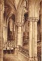Als junger Seminarist ist Louis Brisson begeistert von den religiösen Zeremonien. Hier eine Prozession am Ostersonntag in der Kathedrale von Troyes. (Illustration aus dem Buch "Vie du Serviteur de Dieu le très révérend Père Louis Brisson" Band 1, 1932)