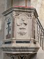 Kanzelrelief in der Pfarrkirche von Cucuron, Frankreich