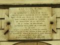 Gedenktafel über den Tod von Franz von Sales am 28. Dezember 1622, angebracht in Lyon an der Stelle, wo früher das Heimsuchungskloster stand, bei der französischen Revolution jedoch aufgelöst wurde.